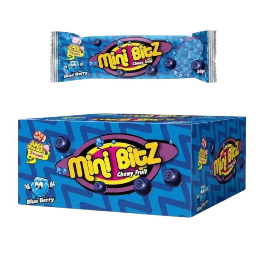 Mini BitZ Chewy Blueberry Box