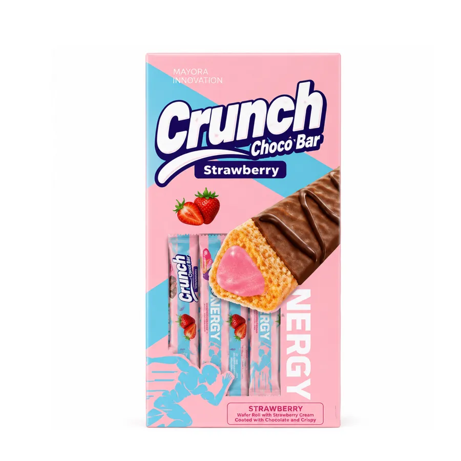 Crunch Choc Bar Strawberry