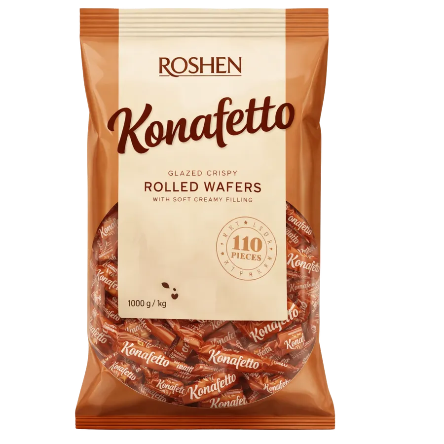 Roshen Konafetto Rolled Wafers