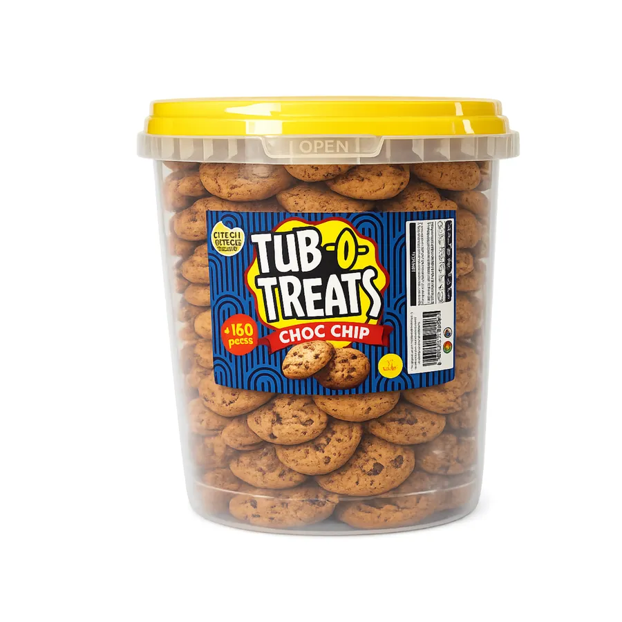 Tub-O-Treats Choc Chip Cookies
