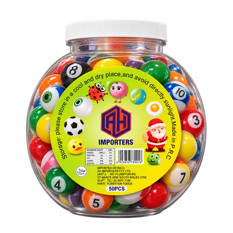 Billiard Ball Gumballs