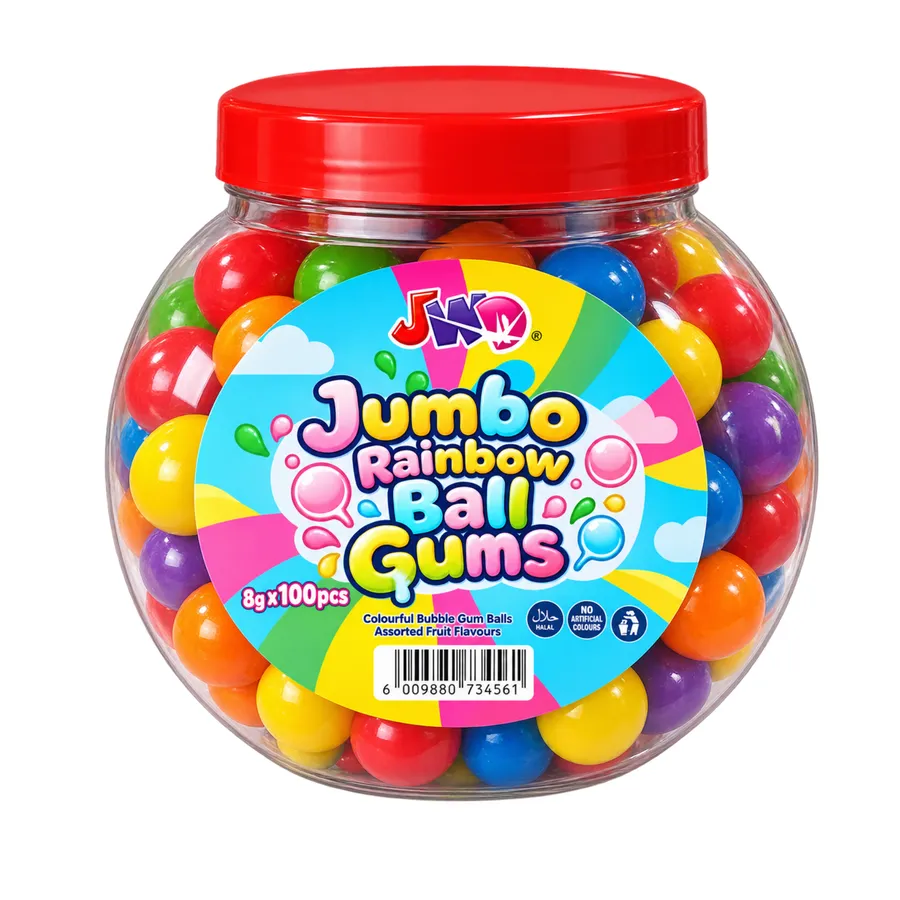Jumbo Rainbow Ball Gums
