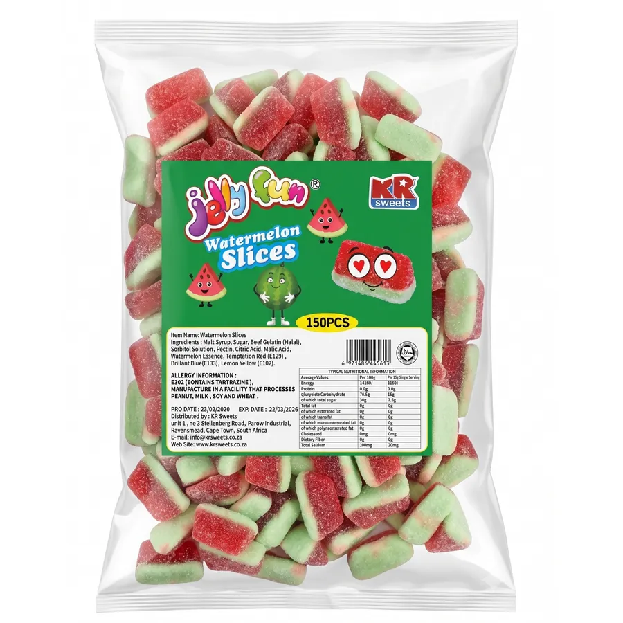 Jelly Fun Watermelon Slices