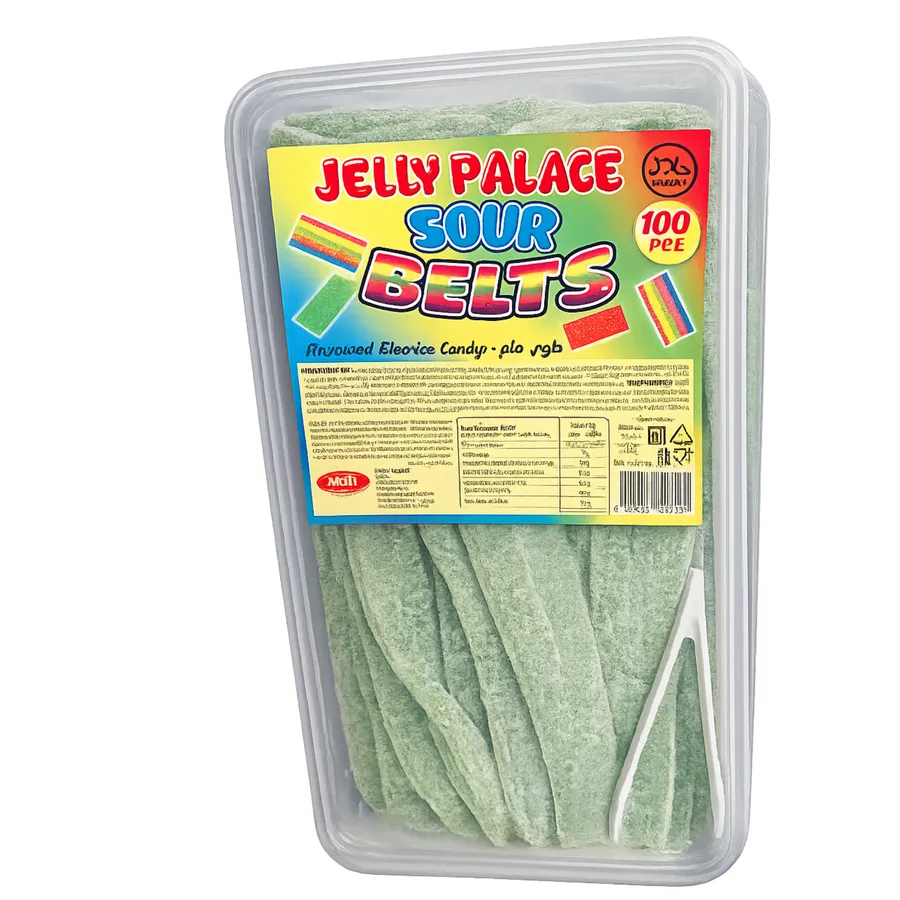 Jelly Palace Sour Belts Green