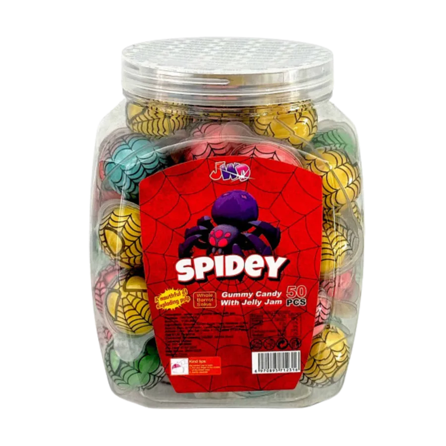 JWD Spidey Gummy Candy With Jelly Jam