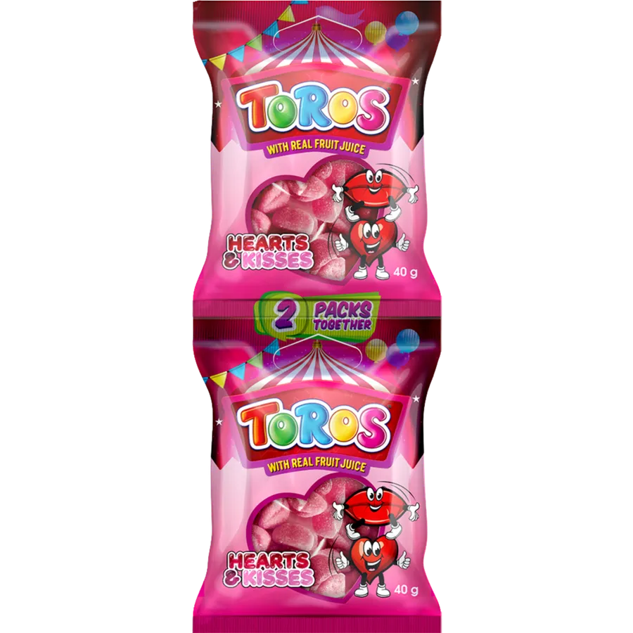 Toros Hearts & Kisses Twin Pack