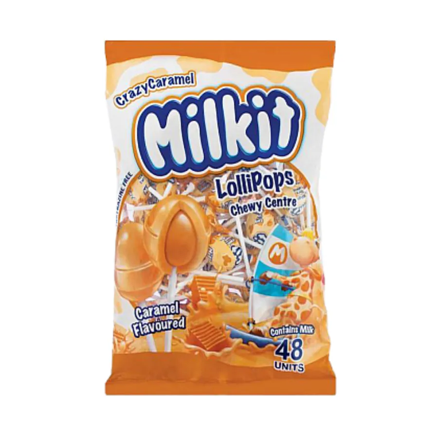 Milkit Crazy Caramel Lollipops